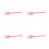 4Pcs Portable Pink Back Scrubber Lotion Applicator with Handles 4