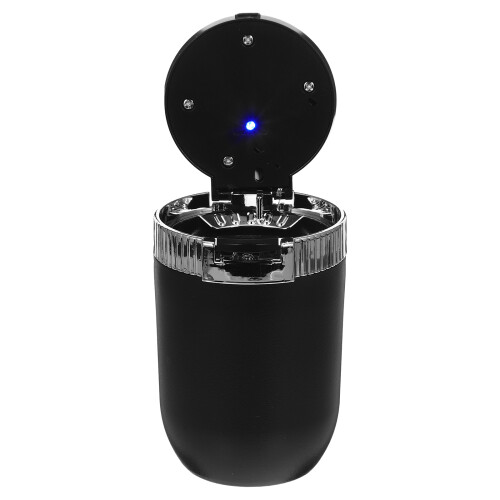 4Pièces Cendrier Multifonction Argenté ABS Inox Avec Lumière 2