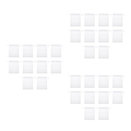 30Pièces À Appâts Blancs En Tissu Non Pour 2