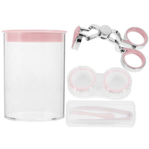 5Ensembles Extracteurs Lentilles ABS Rose Portable Simple Protecteur 1