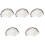 60 Pcs Natural Eyebrow Stickers Fake Eyebrow Paste 4