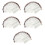 60 Pcs Natural Eyebrow Stickers Fake Eyebrow Paste 8