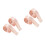 4Pièces De Danse Satinés Rose Pour Chaussures De Ballet 6