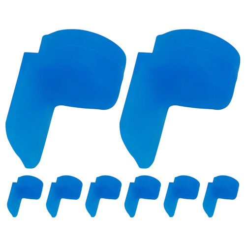 32Pièces Repose-Doigts Clarinette Silicone Bleu Pratique