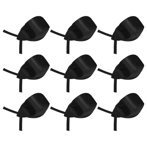 36Pièces Chapeaux De Chef Noir En Coton Durable Et Confortable 1