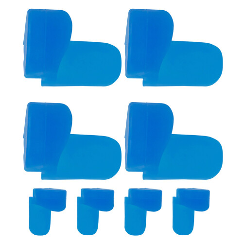 32Pièces Repose-Doigts Clarinette Silicone Bleu Pratique 1