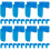 32Pièces Repose-Doigts Clarinette Silicone Bleu Pratique 7