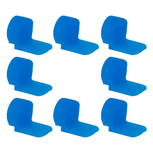 32Pièces Repose-Doigts Clarinette Silicone Bleu Pratique 2