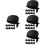 36Pièces Chapeaux De Chef Noir En Coton Durable Et Confortable 8