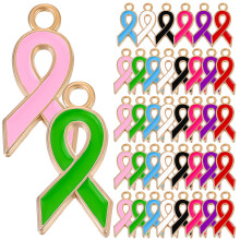 80 Pcs Diy Ribbon Pendants Charms For Craft Jewelry Making