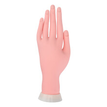 2PiĂšces Main Factice Beige Maniable Pour Insertion Embouts Ongles