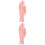 2Pièces Main Factice Beige Maniable Pour Insertion Embouts Ongles 5