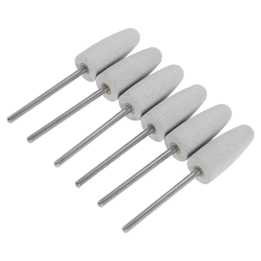 Aboofan 20 Pcs Silicone Nail Drill Bits Set For Manicure Pedicure Use