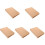 5Pièces Housses De En Kraft Reutilisable Beige 4