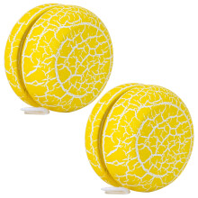 6Pièces Yo-Yos Bois Jaunes Unisexes Adorable Jouet Dextérité Enfant