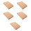 5Pièces Housses De En Kraft Reutilisable Beige 9