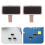 400Pièces Mini Clips Memo Bois Tableau Noir Pour 11
