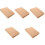 5Pièces Housses De En Kraft Reutilisable Beige 5