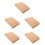 5Pièces Housses De En Kraft Reutilisable Beige 8