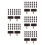 400Pièces Mini Clips Memo Bois Tableau Noir Pour 6