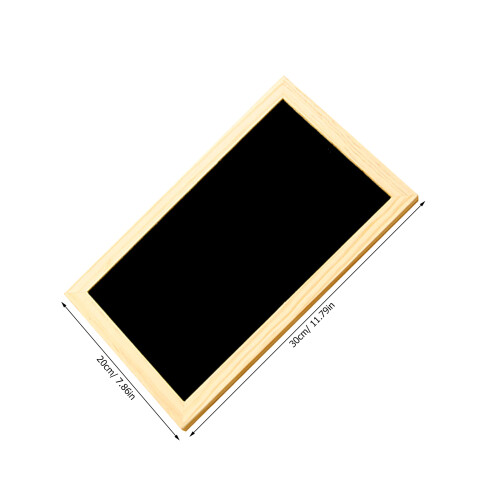 10Pcs Erasable Black Chalkboard Display Board with Hanging Rope 2