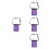 4Pièces Ceinture - Infirmière Violet Durable Et 7