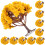 4sets Miniature Trees For Model Scenery Plastic Model Trees Garden Decor Realistic Look 10pcs*4 2