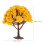 4sets Miniature Trees For Model Scenery Plastic Model Trees Garden Decor Realistic Look 10pcs*4 11