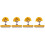 4sets Miniature Trees For Model Scenery Plastic Model Trees Garden Decor Realistic Look 10pcs*4 6