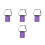 4Pièces Ceinture - Infirmière Violet Durable Et 4