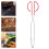 2Pièces Pinces En Silicone Acier Robustes Pour Cuisine 8