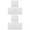 6Pièces Panneaux PVC 3D Décor Mariage 7