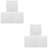 6Pièces Panneaux PVC 3D Décor Mariage 8