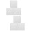 6Pièces Panneaux PVC 3D Décor Mariage 9