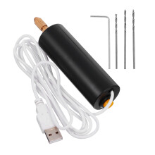 2 Pcs Usb Charging Rotary Tool Hand Electric Drill For Diy