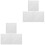 6Pièces Panneaux PVC 3D Décor Mariage 5