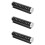 3Pièces Plaque Téléphone Aluminium Noir Utilitaire 10