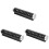 3Pièces Plaque Téléphone Aluminium Noir Utilitaire 4