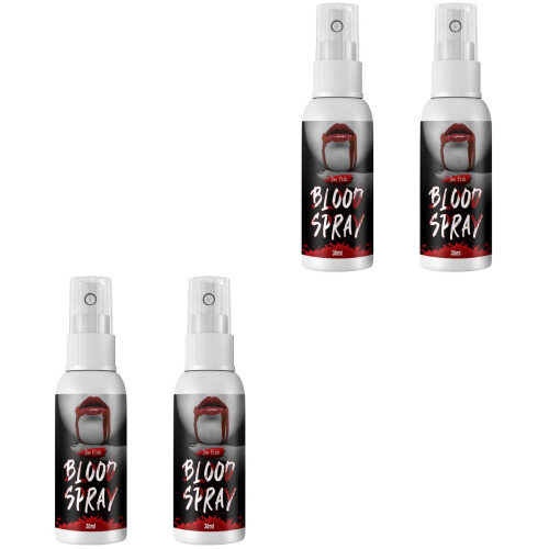 4Pièces Spray Sang Lavable Pour Effets Et Fête 2