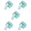 50Pièces Blocs Tampons Ponçage Multi-Usage Eva Colorés 10
