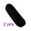 2Pcs Black PU Bag Base Shaper Smooth Finish Durable for Purse Making 1