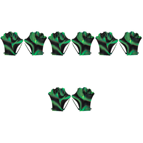 4 Pairs Swimming Gloves Women'S Hand Use Component 2