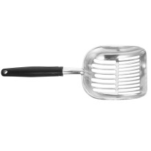 2Pièces Scoop Litière Animaux Métal Argenté Facile Nettoyage