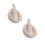 2Sets White Ceramic Mortar Pestle Set Manual Spice Grinder for Home 5