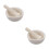 2Sets White Ceramic Mortar Pestle Set Manual Spice Grinder for Home 9