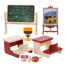2 Sets Desktop Mini House Decor Chalkboard