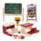 2 Sets Desktop Mini House Decor Chalkboard 1