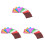 12Paquets Feuille D'aluminium Colorée Robuste Pour 2