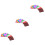 12Paquets Feuille D'aluminium Colorée Robuste Pour 5