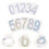 10Sets Reflective Mailbox Numbers Stickers PVC Durable Assorted Colors 9